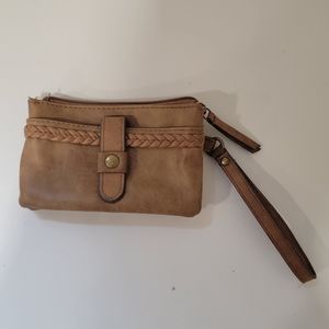 Brown Maurices wristlet